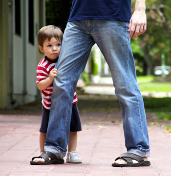 child and father